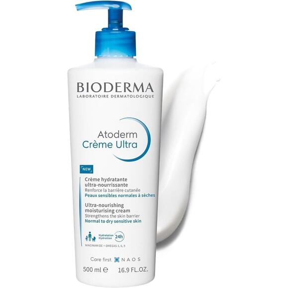 Bioderma Atoderm Creme Ultra-Nourishing Cream Normal to Dry Sensitive Skin 500ml - Picture 1 of 9